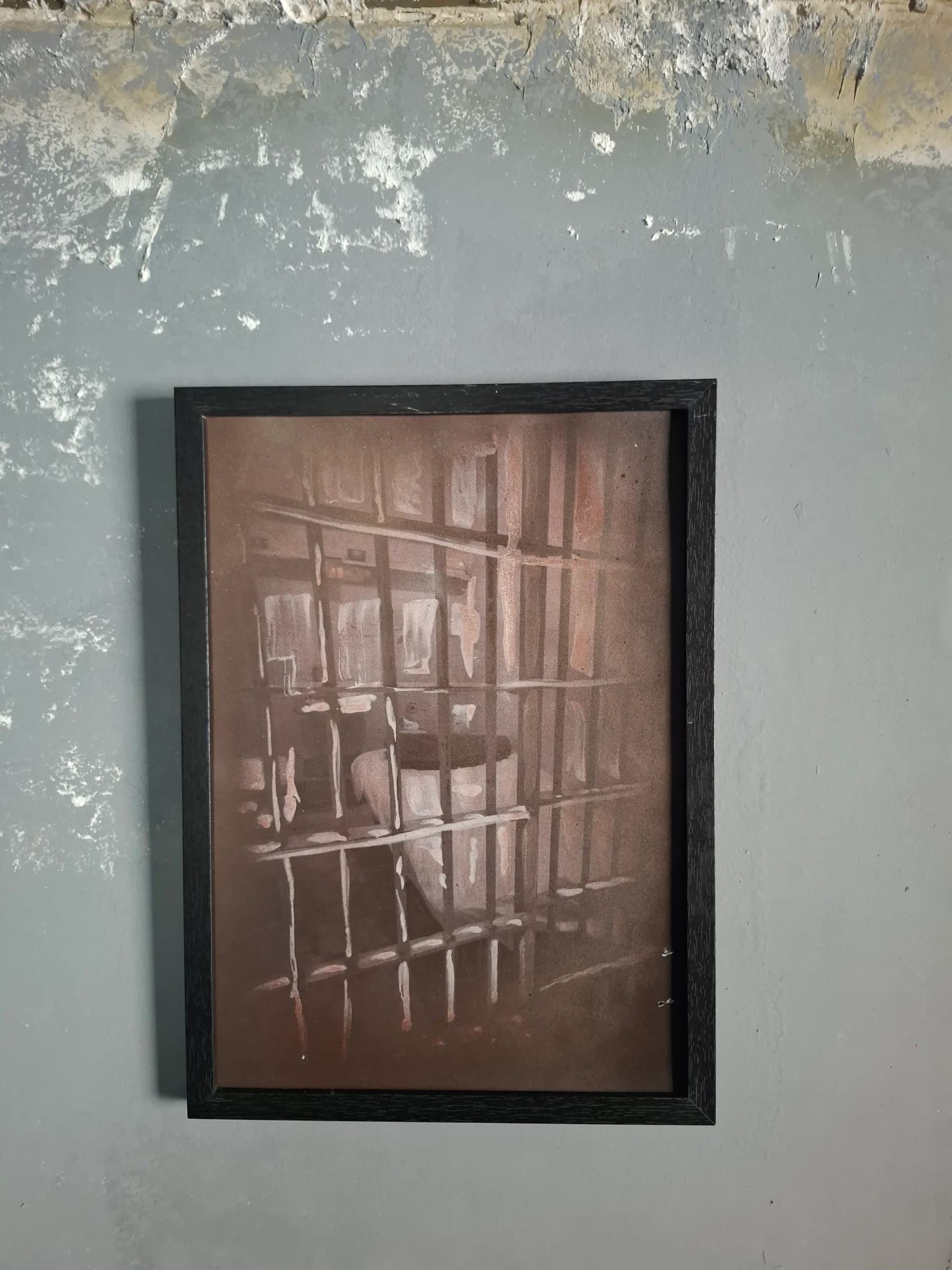 Prison Cell Bars Study in Sepia Realism, by striped_shades